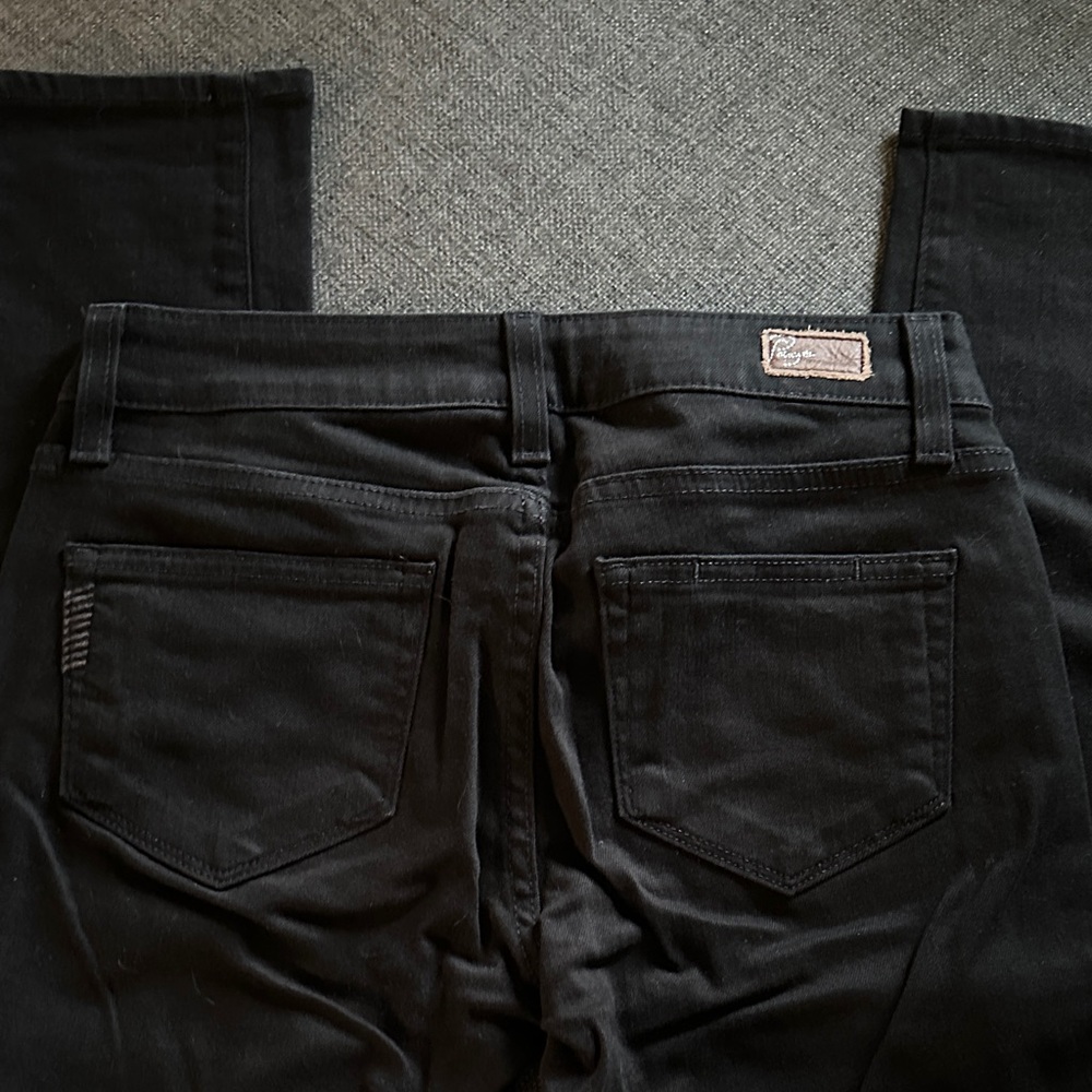 Paige Classic Black Women's Skinny Jeans - Picture 5 of 6
